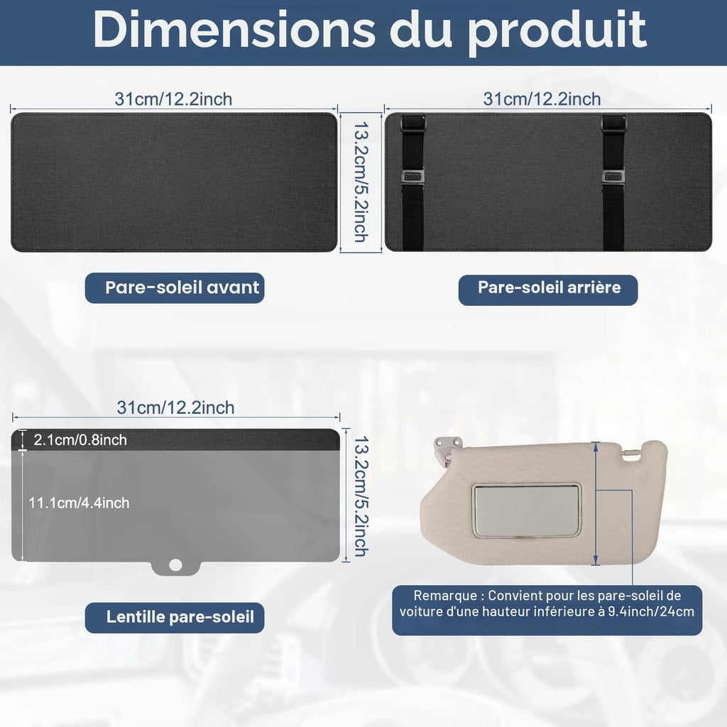 Universal Anti-Glare Car Sun Visor Extender