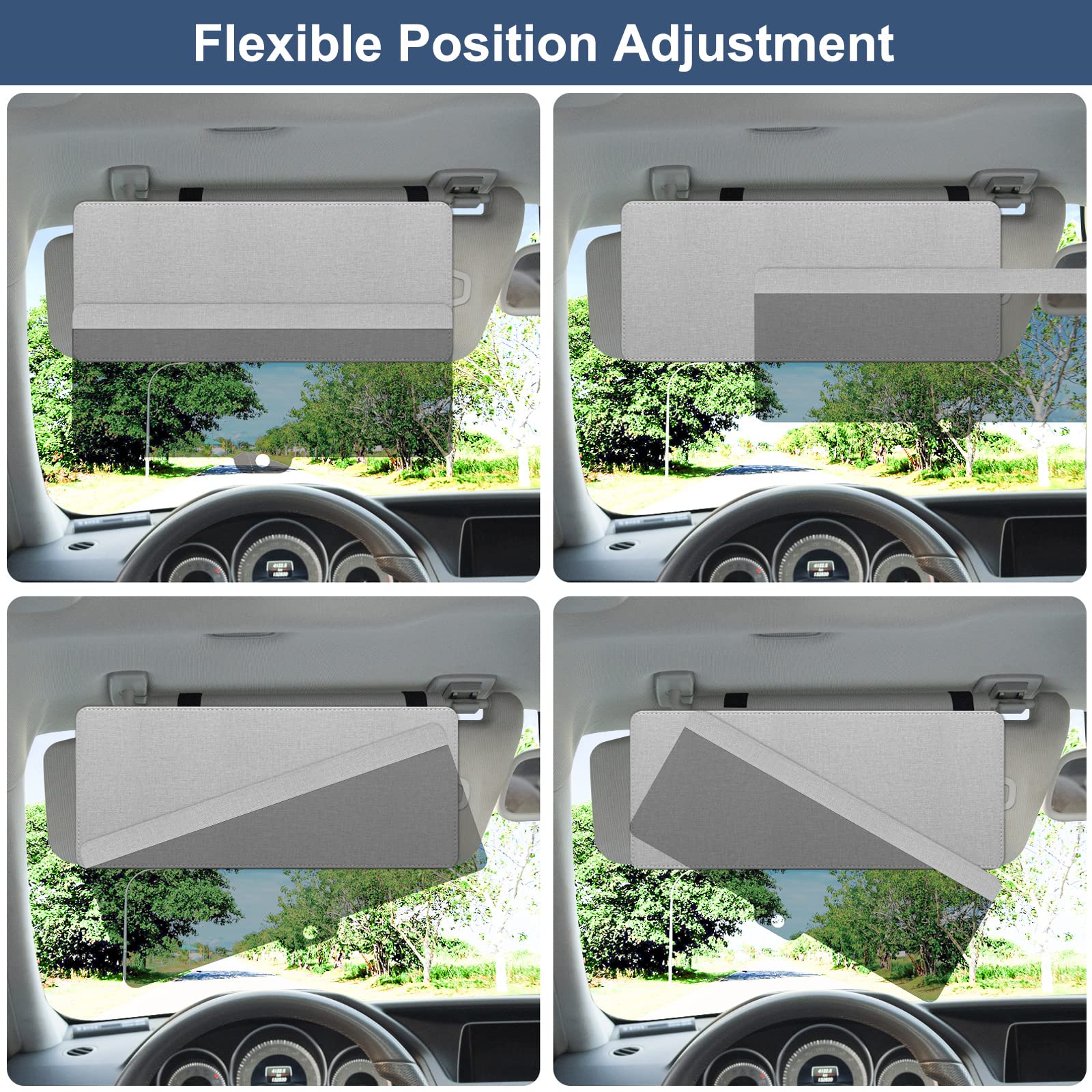 Universal Anti-Glare Car Sun Visor Extender