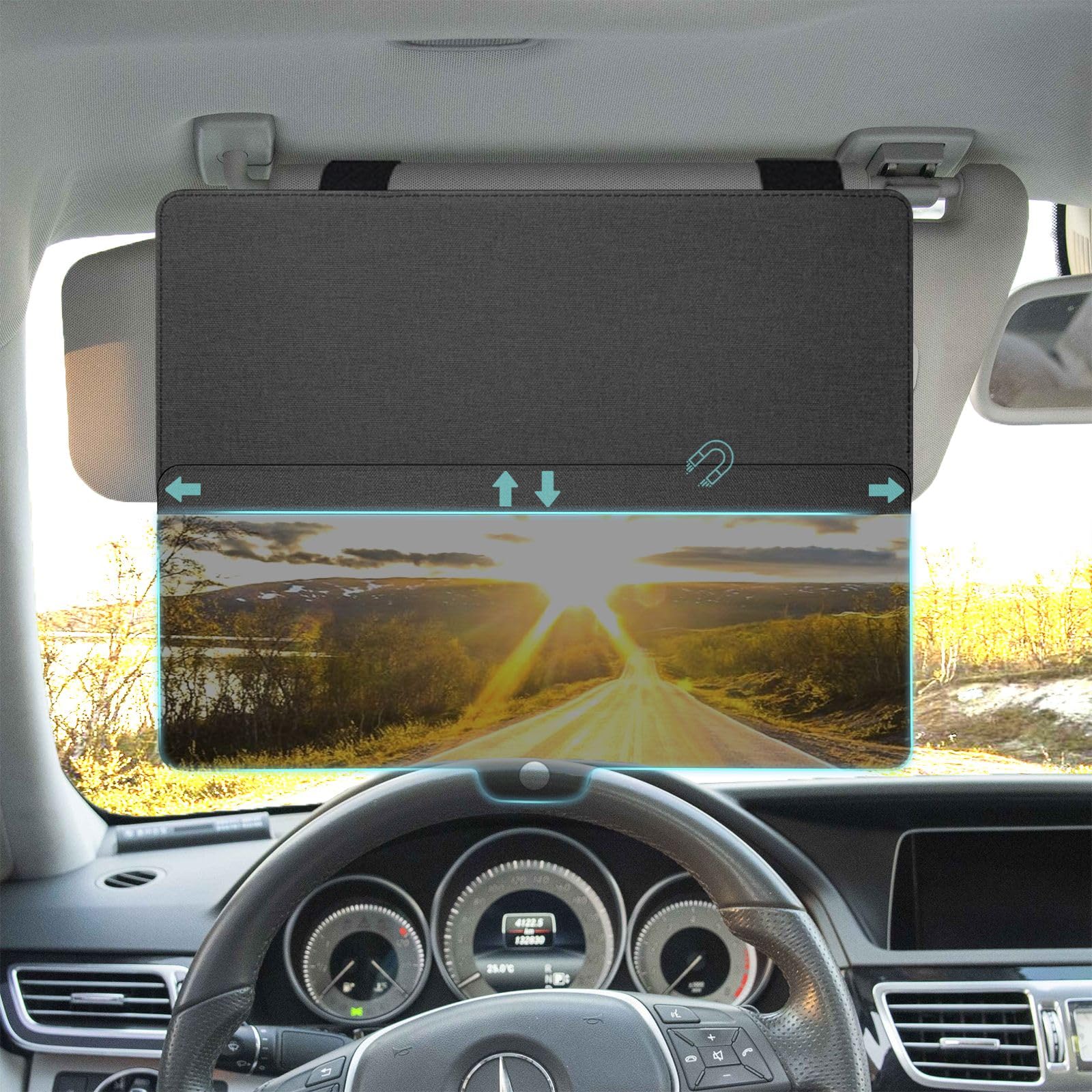 Universal Anti-Glare Car Sun Visor Extender
